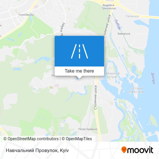 Навчальний Провулок map