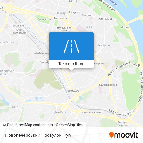 Новопечерський Провулок map