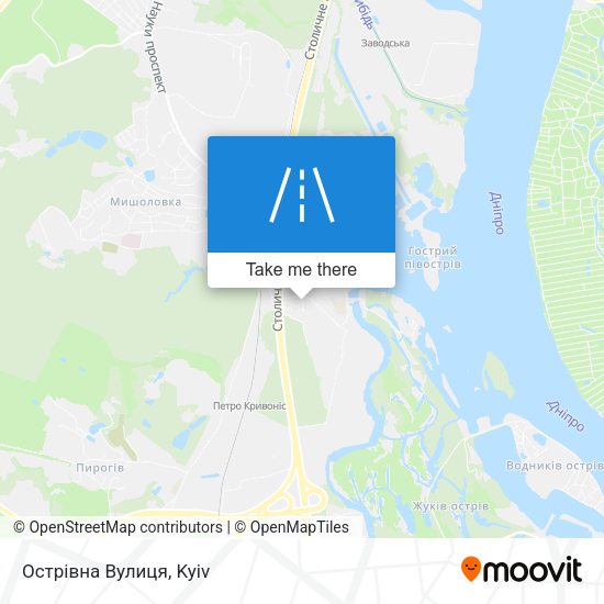 Острівна Вулиця map