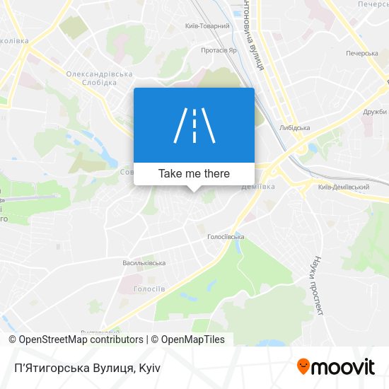 П’Ятигорська Вулиця map