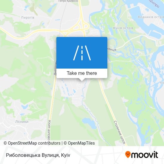 Риболовецька Вулиця map