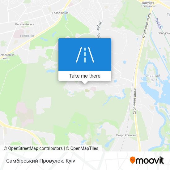 Самбірський Провулок map