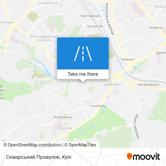 Сквирський Провулок map