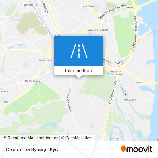Столєтова Вулиця map