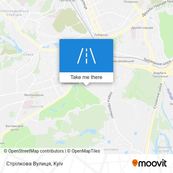 Стрілкова Вулиця map