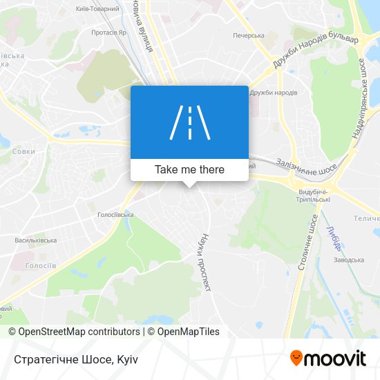 Стратегічне Шосе map