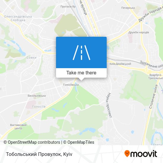 Тобольський Провулок map