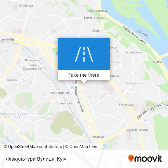 Фізкультури Вулиця map