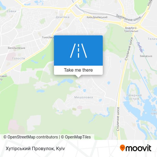 Хутірський Провулок map