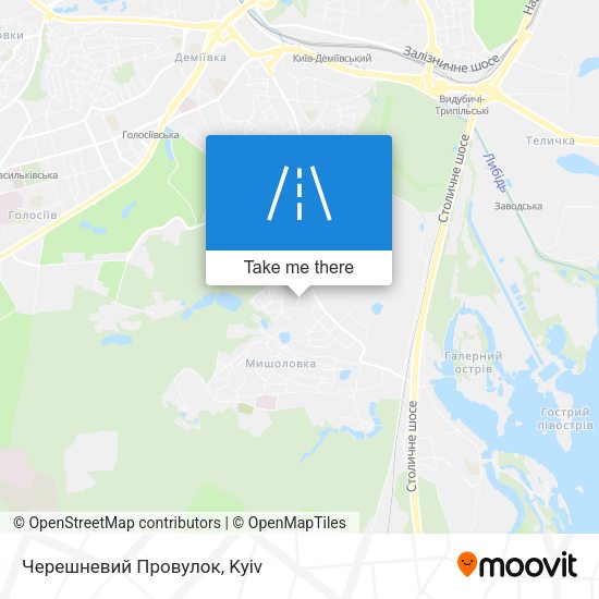 Черешневий Провулок map