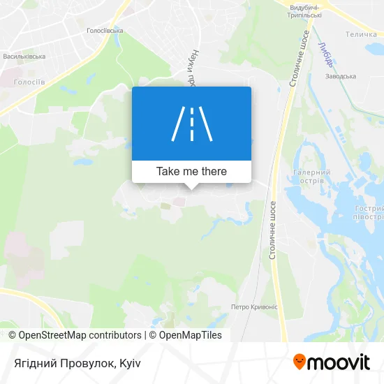 Карта Ягідний Провулок