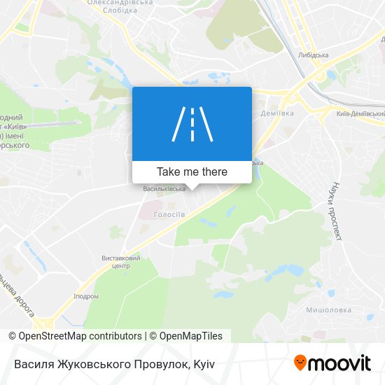 Василя Жуковського Провулок map