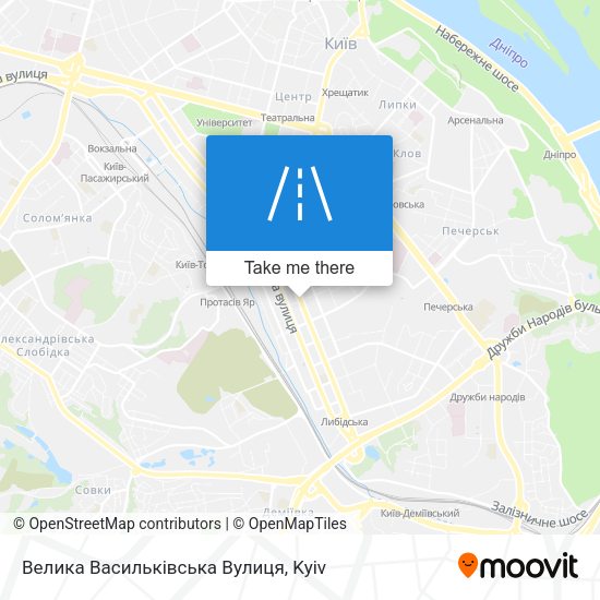 Велика Васильківська Вулиця map