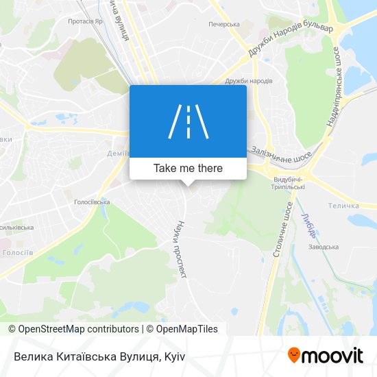 Велика Китаївська Вулиця map