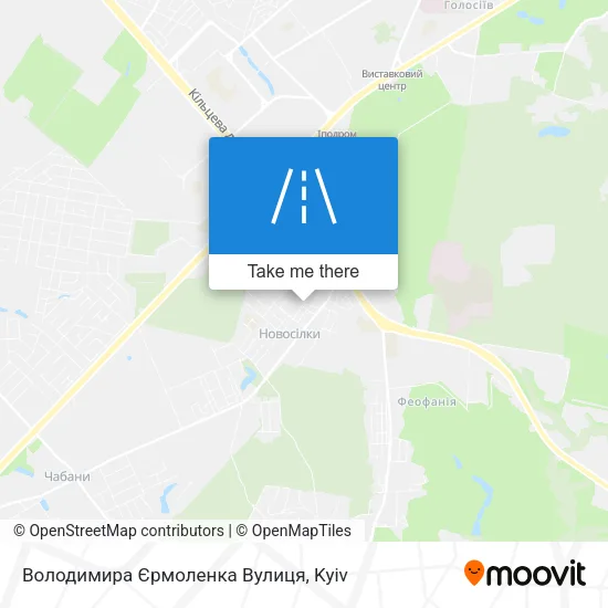 Карта Володимира Єрмоленка Вулиця