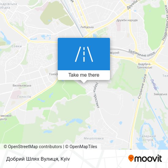 Добрий Шлях Вулиця map