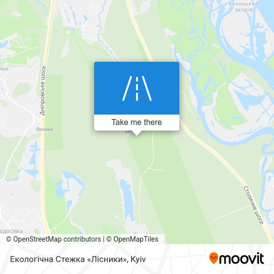 Екологічна Стежка «Лісники» map