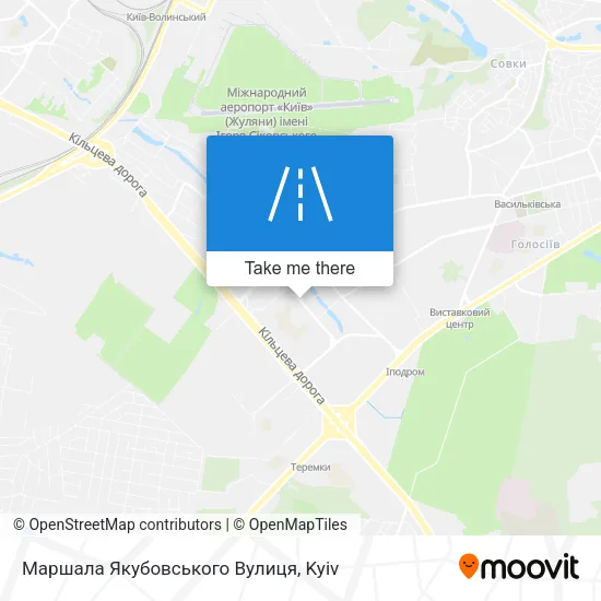 Карта Маршала Якубовського Вулиця