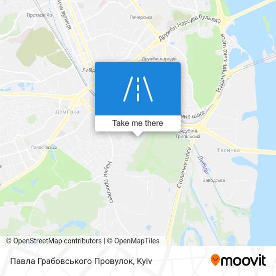 Карта Павла Грабовського Провулок