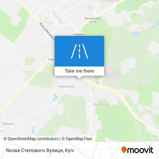 Карта Якова Степового Вулиця