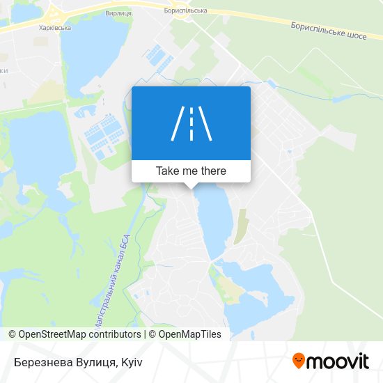 Березнева Вулиця map
