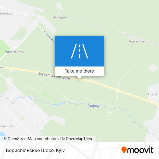 Бориспільське Шосе map