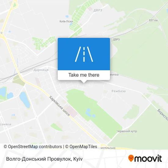 Карта Волго-Донський Провулок