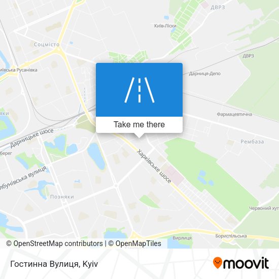 Гостинна Вулиця map