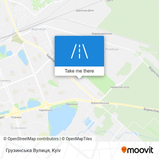 Грузинська Вулиця map