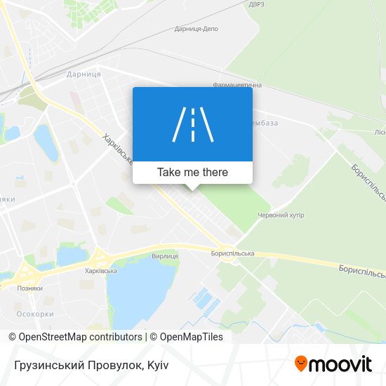 Карта Грузинський Провулок