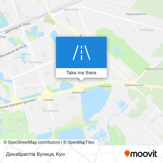 Декабристів Вулиця map