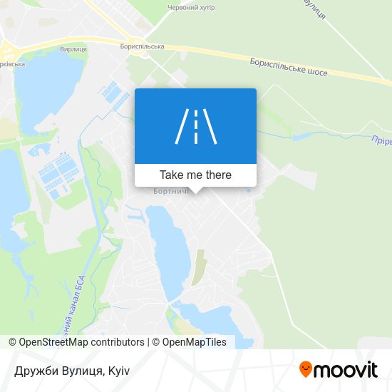 Дружби Вулиця map