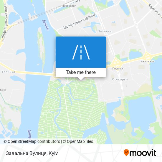 Завальна Вулиця map