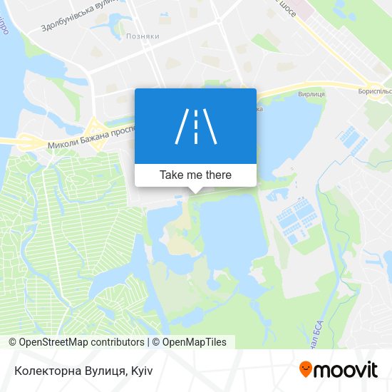 Колекторна Вулиця map