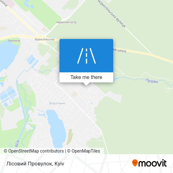 Лісовий Провулок map