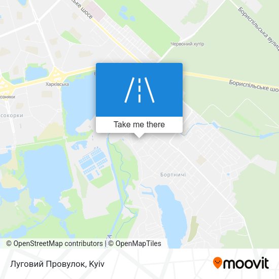 Луговий Провулок map