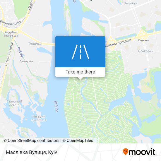 Маслівка Вулиця map
