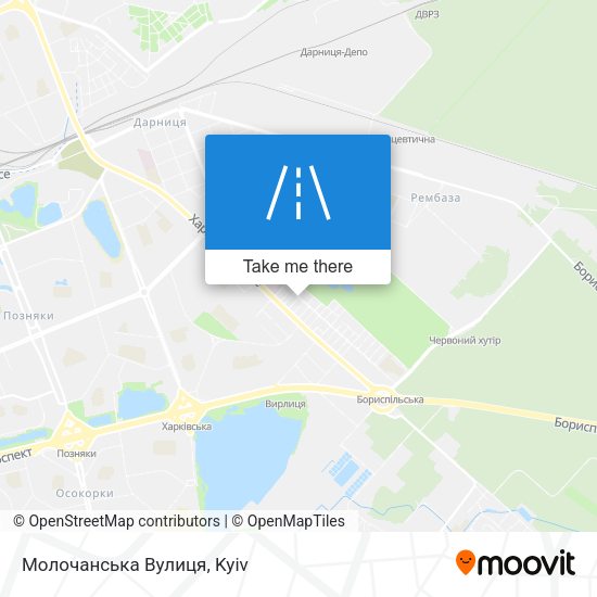 Молочанська Вулиця map