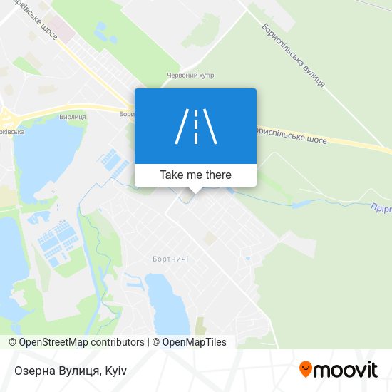 Озерна Вулиця map