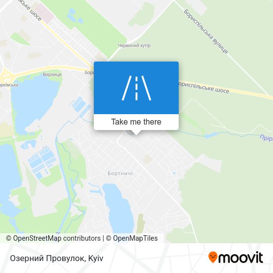 Озерний Провулок map