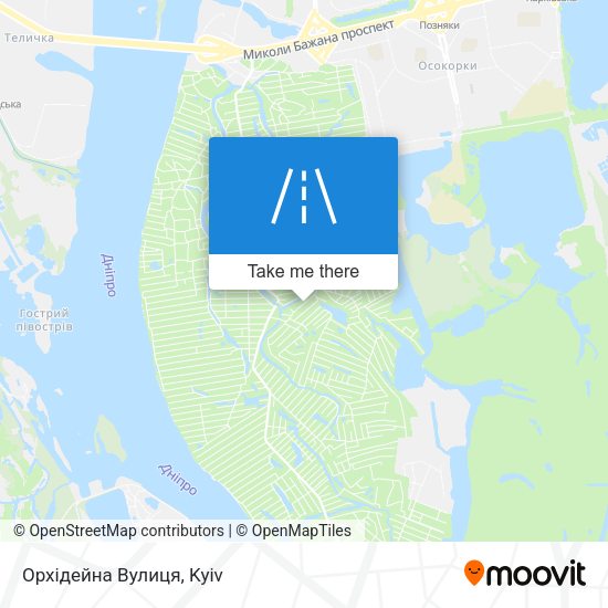 Орхідейна Вулиця map