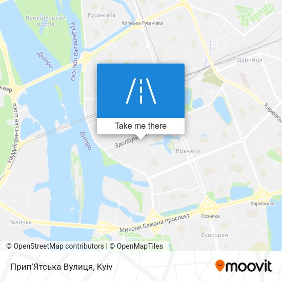 Прип’Ятська Вулиця map