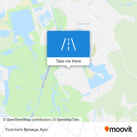 Толстого Вулиця map