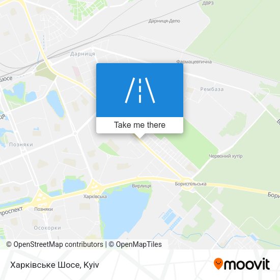 Харківське Шосе map