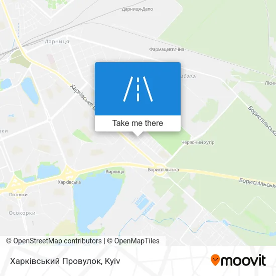 Карта Харківський Провулок