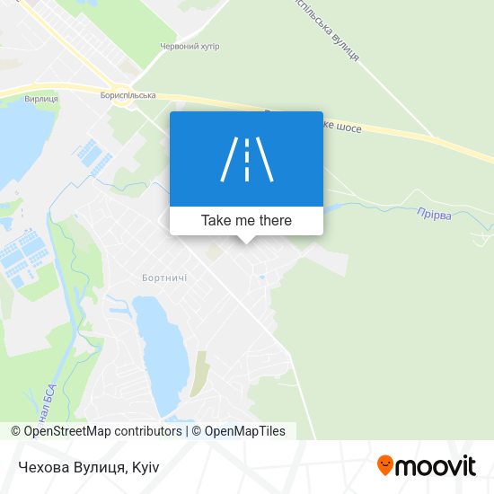 Чехова Вулиця map