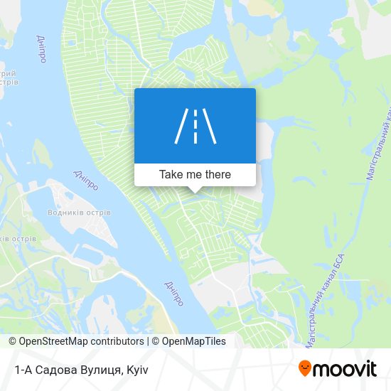 1-А Садова Вулиця map