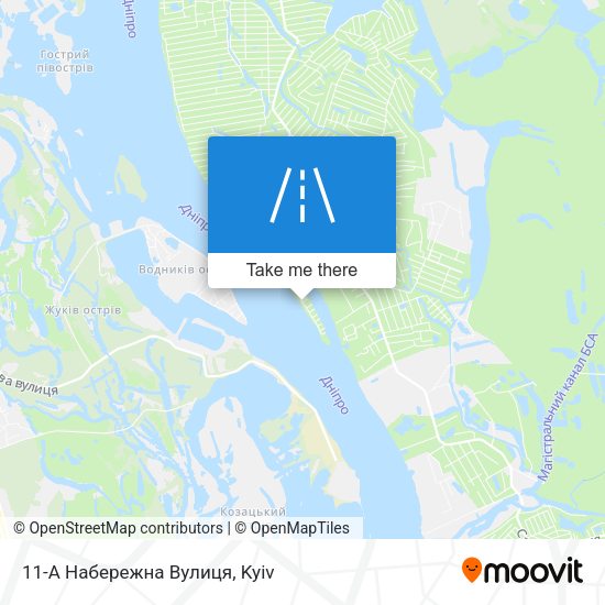 11-А Набережна Вулиця map