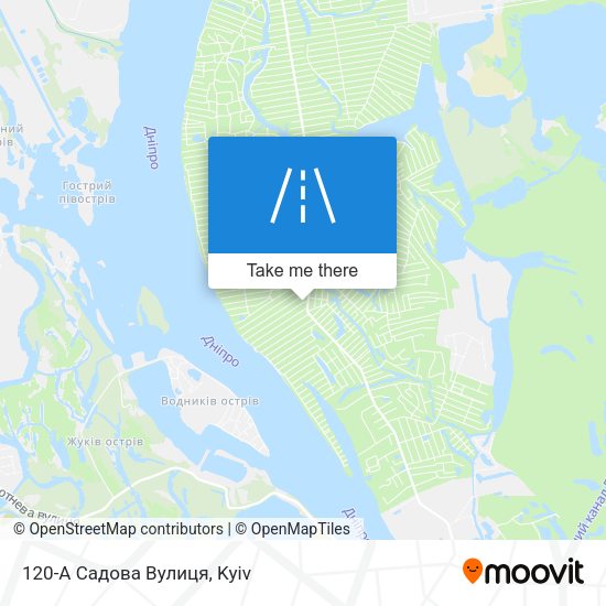 120-А Садова Вулиця map