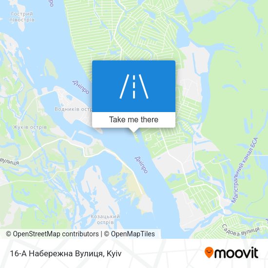 16-А Набережна Вулиця map